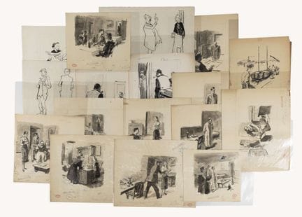 Théodore VAN ELSEN (1896-1961) Ensemble d’environ 