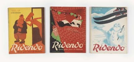Colección de 12 números de la revista humorística 