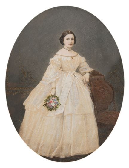French School, late 19th century 
"Woman of Distin