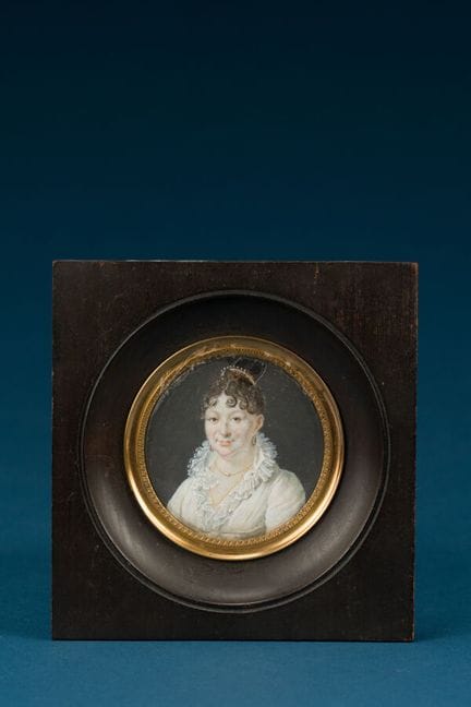 French School, Romantic Period 
"Woman with a Tiar