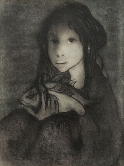 Michèle MICHAUD (20th–21st centuries)
"Woman Holdi