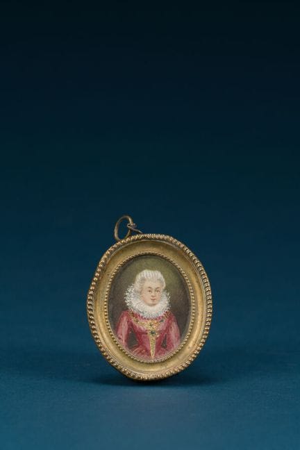 French School, in the 18th-century style 
"Portrai
