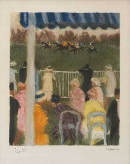 Jacques BARTOLI (1920–1995)
"Les courses"
Lithogra