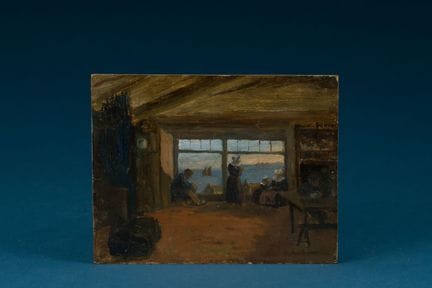 20th-Century French School
"Fishermen in an Interi