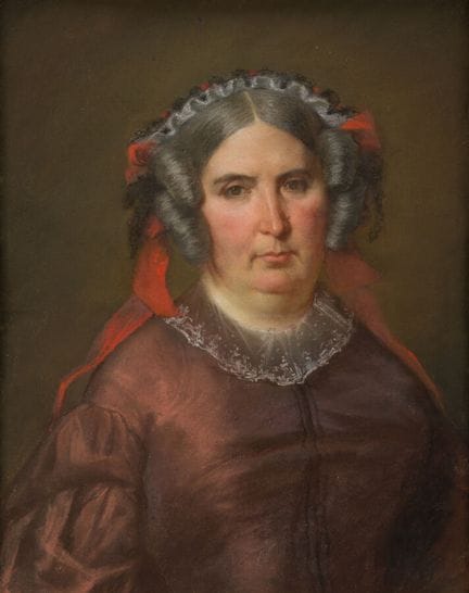19th-Century French School
"Portrait of a Woman in