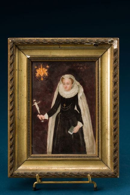 After Nicholas HILLIARD (1547–1619)
"Portrait of M