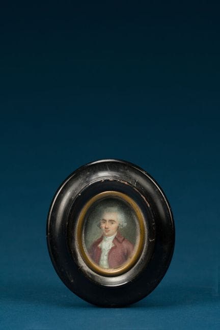 French School, late 18th century 
"Man in a Red Fr