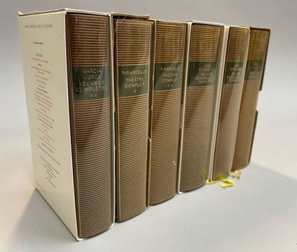 BIBLIOTHEQUE DE LA PLEIADE
ENSEMBLE DE SIX OUVRAGE