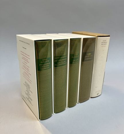 BIBLIOTHEQUE DE LA PLEIADE
ENSEMBLE DE NEUF OUVRAG