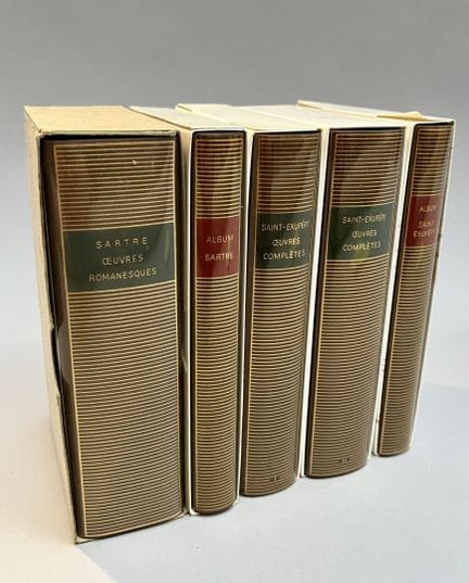 BIBLIOTHEQUE DE LA PLEIADE
ENSEMBLE DE HUIT OUVRAG