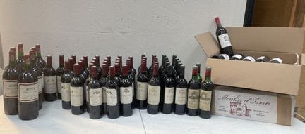 79 botellas:  
3 botellas de Château Léoville las 