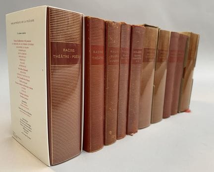 BIBLIOTHEQUE DE LA PLEIADE
ENSEMBLE DE DIX OUVRAGE