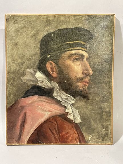 ÉCOLE ANGLAISE du XIXe siècle 
"Portrait d'un juri