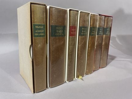BIBLIOTHEQUE DE LA PLEIADE
ENSEMBLE DE HUIT OUVRAG