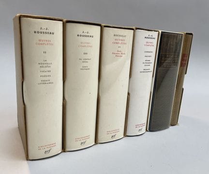 BIBLIOTHEQUE DE LA PLEIADE
ENSEMBLE DE SIX OUVRAGE