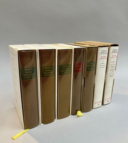 BIBLIOTHEQUE DE LA PLEIADE
ENSEMBLE DE SEPT OUVRAG
