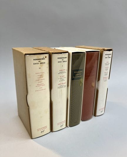 BIBLIOTHEQUE DE LA PLEIADE
ENSEMBLE DE SEPT OUVRAG
