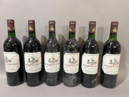 SECHS FLASCHEN CHÂTEAU BEYCHEVELLE 
Saint-Julien 1
