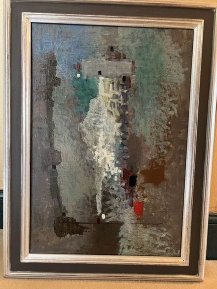 ECOLE MODERNE 
Composition abstraite
Huile sur toi