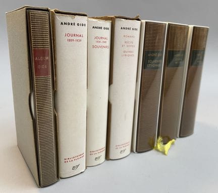 BIBLIOTHEQUE DE LA PLEIADE
ENSEMBLE DE SEPT OUVRAG
