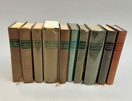 EDITIONS DE LA PLEIADE 
ENSEMBLE DE DIX VOLUMES co