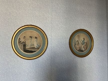 ECOLE DU DEBUT DU XIXe SIECLE
Deux lithographies e