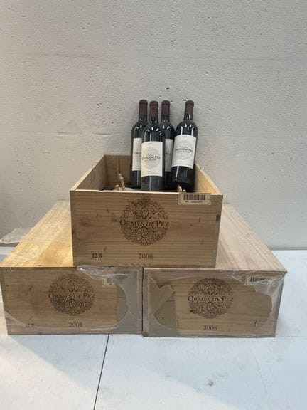 34 botellas de Château Les Ormes de Pez 2008 Saint