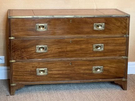 NAUTICAL CHEST OF DRAWERS with three drawers and b