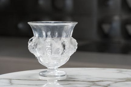 LALIQUE Francia
Piccolo vaso, modello Dampierre, d