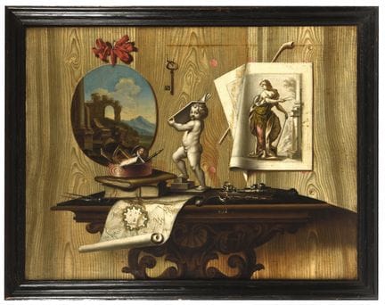 Attribuito a Dominico REMPS (1620-1699)
Trompe-l’œ