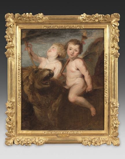 Henri FANTIN-LATOUR (1836-1904)
Dos cupidos a lomo