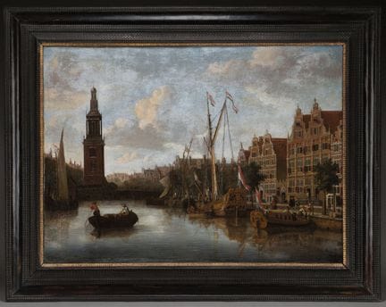 Jacobus STORCK (1641-1692)
Vista de un canal en Ám