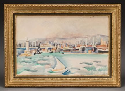 André LHOTE (1885-1962)
Marseille, la Joliette, vo