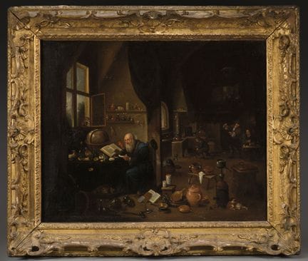 SCUOLA FIAMMINGA del XIX secolo, da David TENIERS 