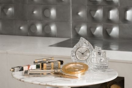 LANCEL e altri
Set da scrivania in metallo argenta