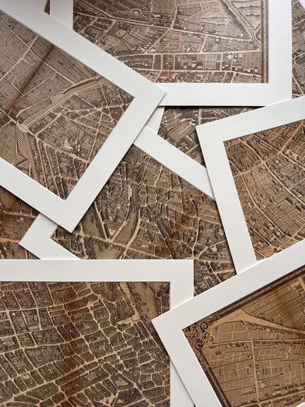 Mappa di Parigi detta «Mappa di Turgot» in 20 tavo