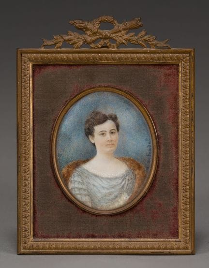 SCUOLA FRANCESE, 1900 circa
Ritratto di una donna 