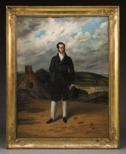 Hippolyte BELLANGÉ (Parigi 1800-1866)
Ritratto a f