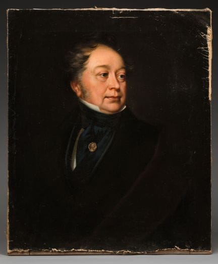 Léonard POYET (1798-1863)
Ritratto di uomo
Olio su