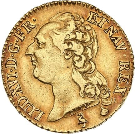 LOUIS XVI (1774-1793)
Louis d'or au buste nu. 1785
