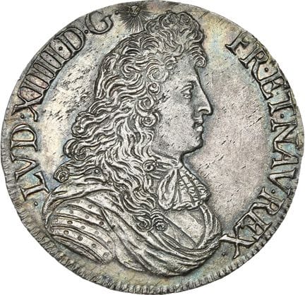 LOUIS XIV (1643-1715)
Écu à la cravate. 1679. Renn