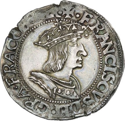 FRANÇOIS Ier (1515-1547)
Teston du Dauphiné, 2e ty