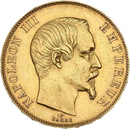SECOND EMPIRE (1852-1870)
50 francs or, Napoléon I