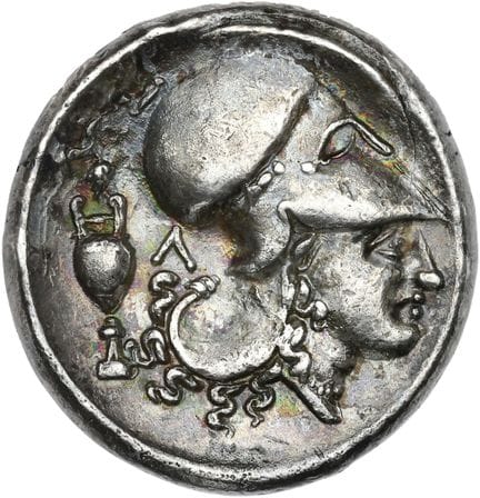 ACARNANIE, Leucas
Statère (350-320 av. J.-C.). 8,4