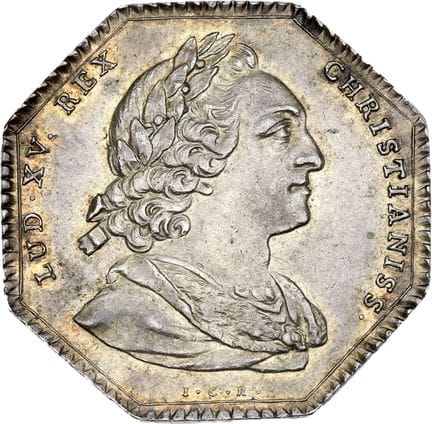 LANGUEDOC
Jeton octogonal (bateau). 1762.
Superbe.