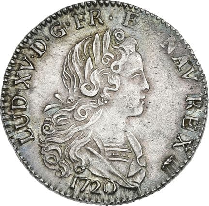 LOUIS XV (1715-1774)
Petit Louis d'argent. 1720. A