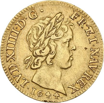 LOUIS XIV (1643-1715)
Louis d'or à la mèche courte