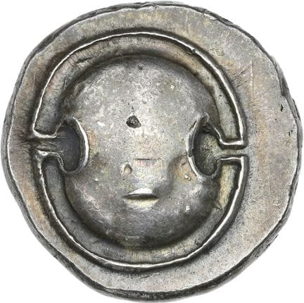 BÉOTIE, Thèbes
Statère (395-387 av. J.-C.). 12,31 