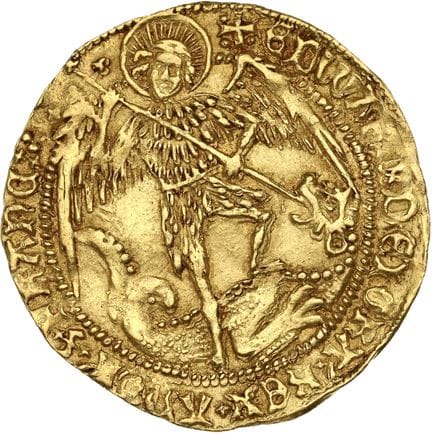 GRANDE-BRETAGNE : Edouard IV (1461-1470)
Ange d'or