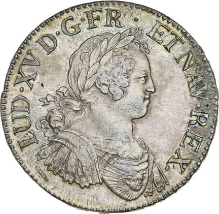 LOUIS XV (1715-1774)
Écu aux huit L. 1725. Lille.
